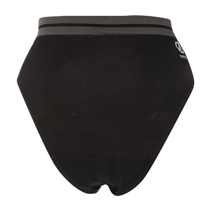 Black-Grey - Back - Dare 2B Womens-Ladies Dont Sweat It Swim Briefs