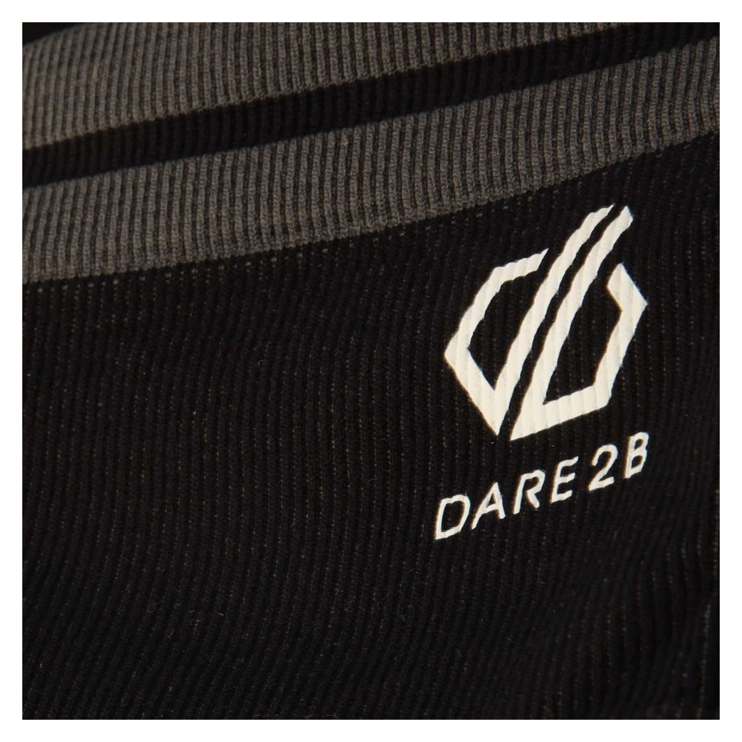 Black-Grey - Side - Dare 2B Womens-Ladies Dont Sweat It Swim Briefs