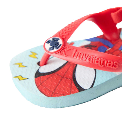 Blue-Red - Lifestyle - Spider-Man Childrens-Kids Flip Flops