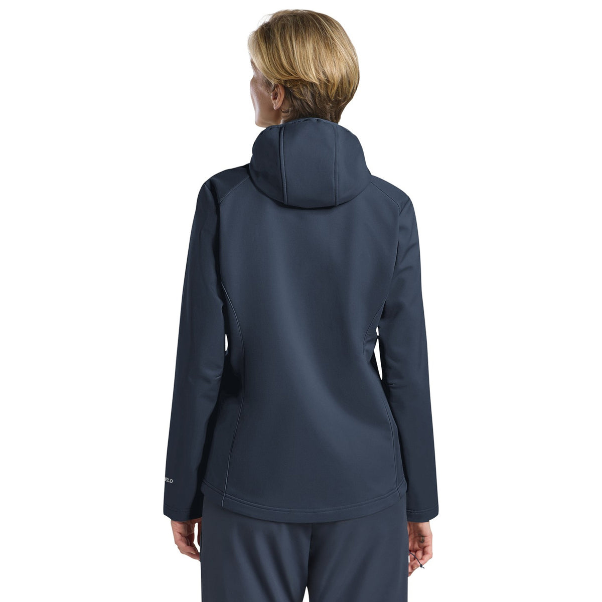 Blue - Back - Jack Wolfskin Womens-Ladies Breathable Soft Shell Jacket