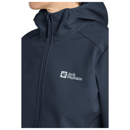 Blue - Lifestyle - Jack Wolfskin Womens-Ladies Breathable Soft Shell Jacket