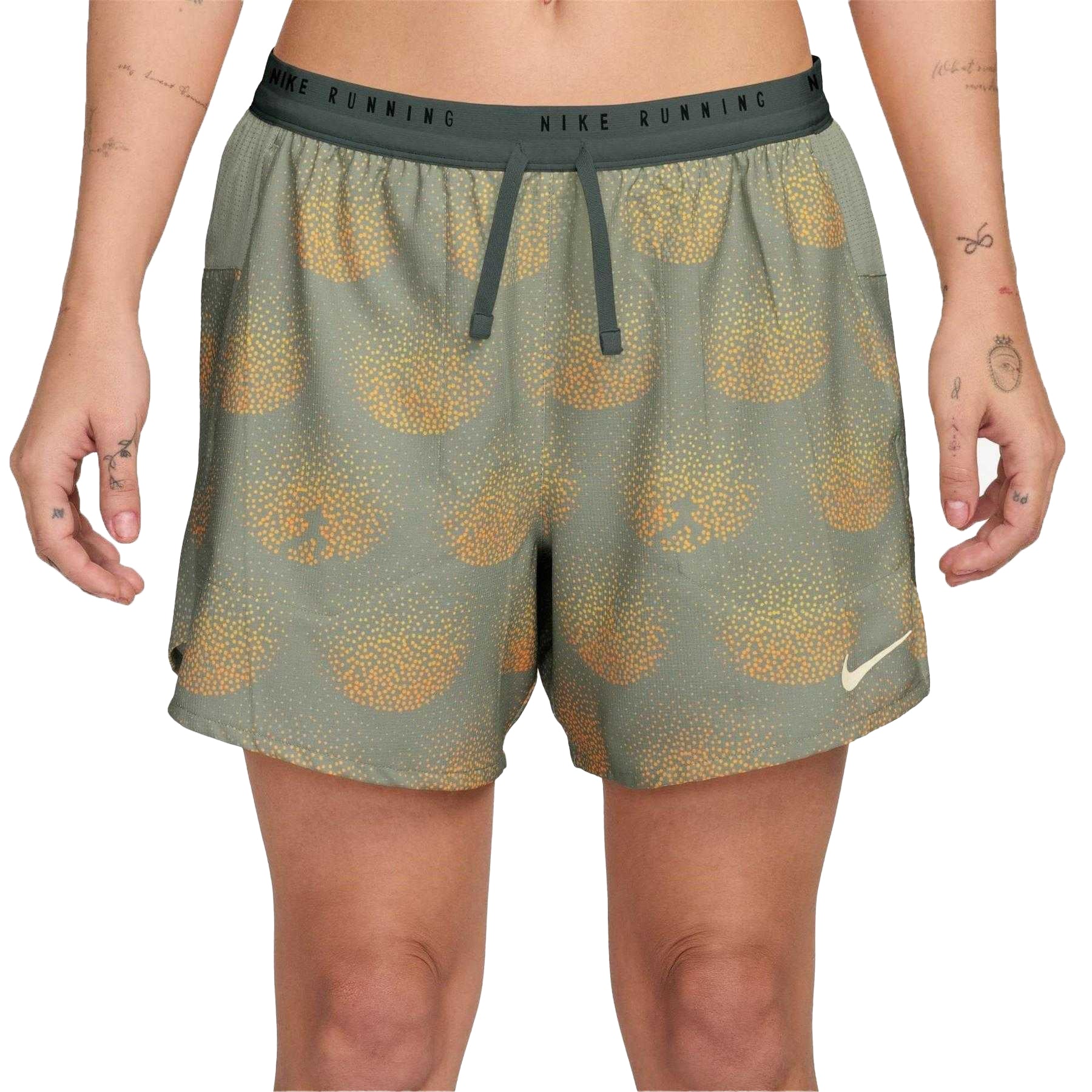 Jade Green - Front - Nike Mens Performance Abstract Running Shorts