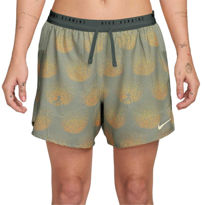Jade Green - Front - Nike Mens Performance Abstract Running Shorts