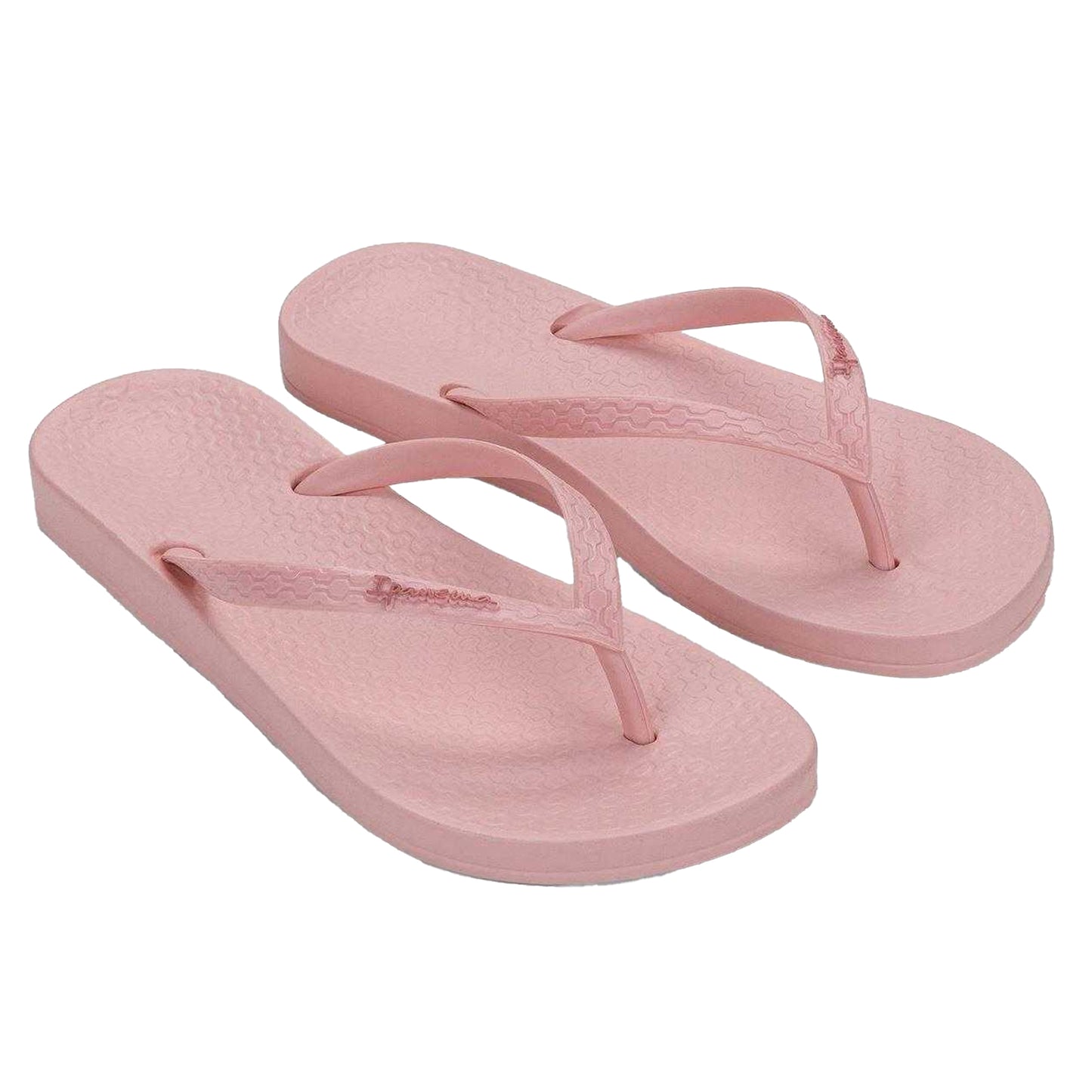 Light Pink - Front - Ipanema Womens-Ladies Anat Logo Flat Flip Flops