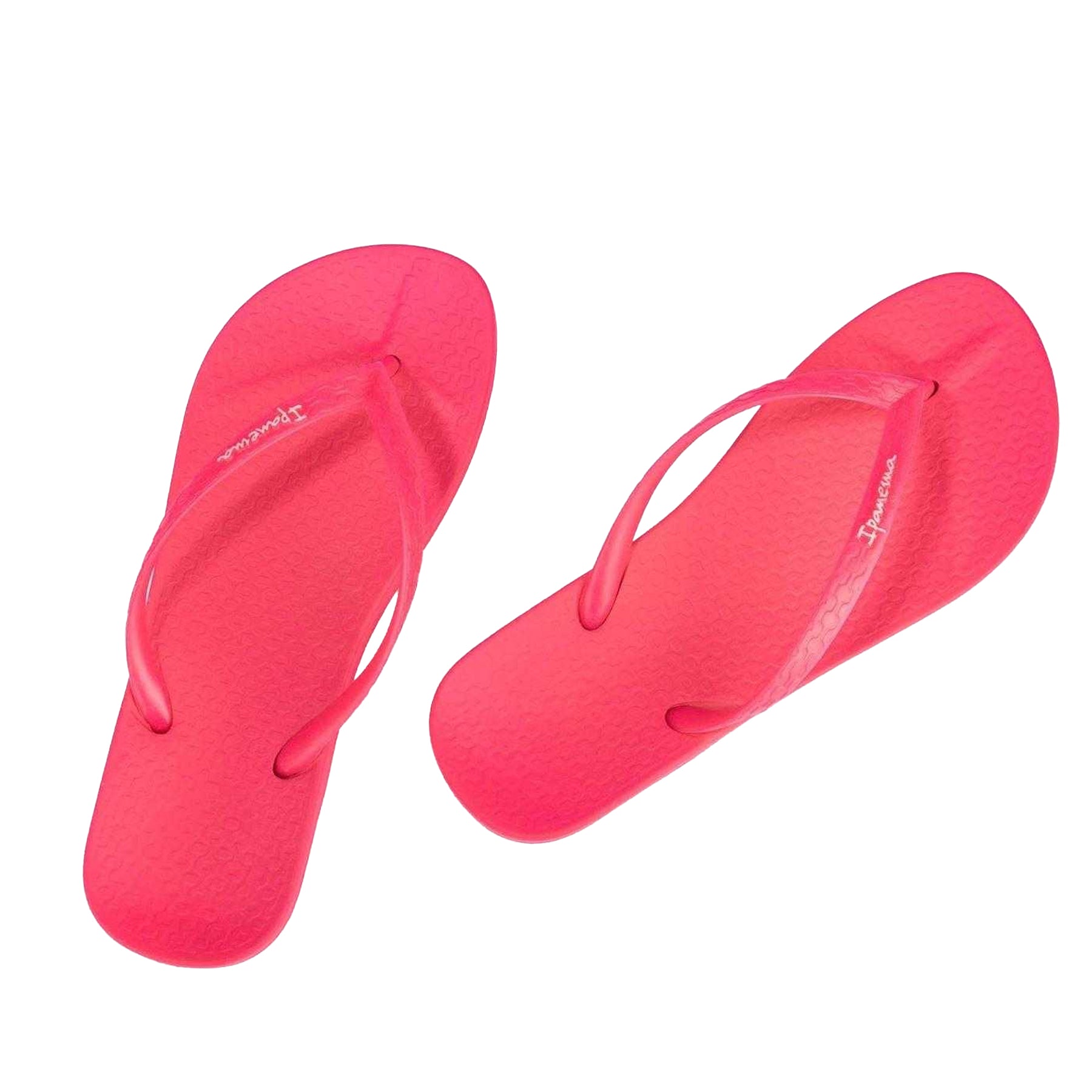 Pink - Back - Ipanema Womens-Ladies Anat Logo Flat Flip Flops