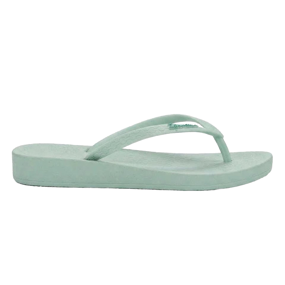 Green - Front - Ipanema Womens-Ladies Anat Logo Flat Flip Flops