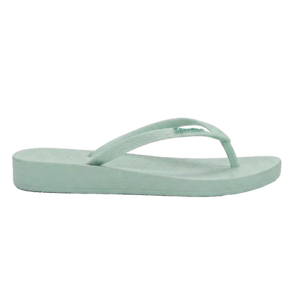 Green - Front - Ipanema Womens-Ladies Anat Logo Flat Flip Flops