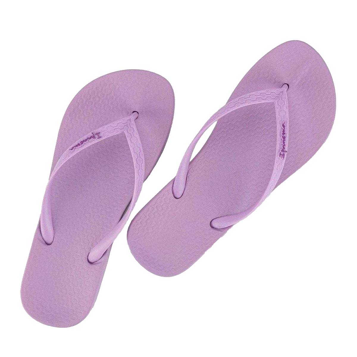 Lilac - Back - Ipanema Womens-Ladies Anat Logo Flat Flip Flops