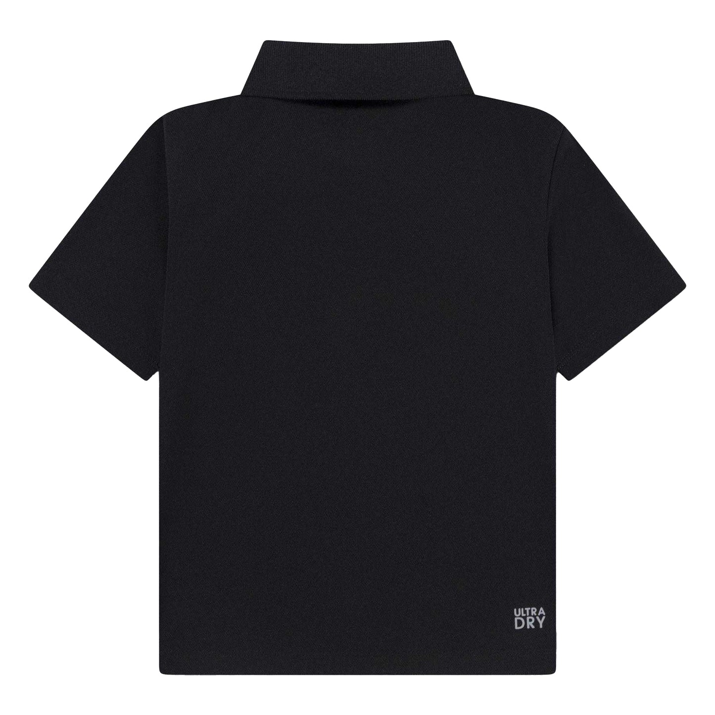 Black - Back - Lacoste Childrens-Kids Sport Embroidered Logo Polo Shirt
