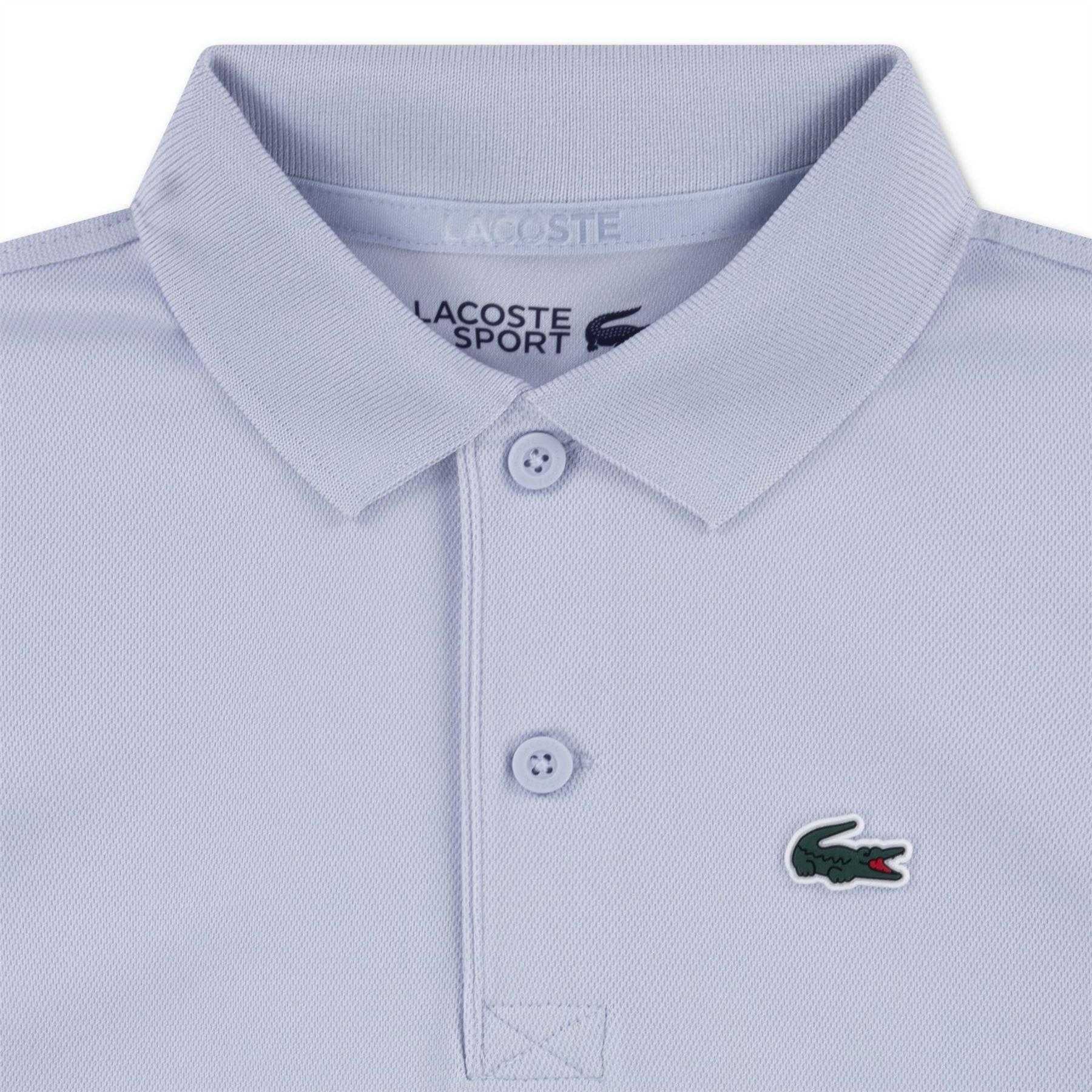 Phoenix Red - Side - Lacoste Childrens-Kids Sport Embroidered Logo Polo Shirt