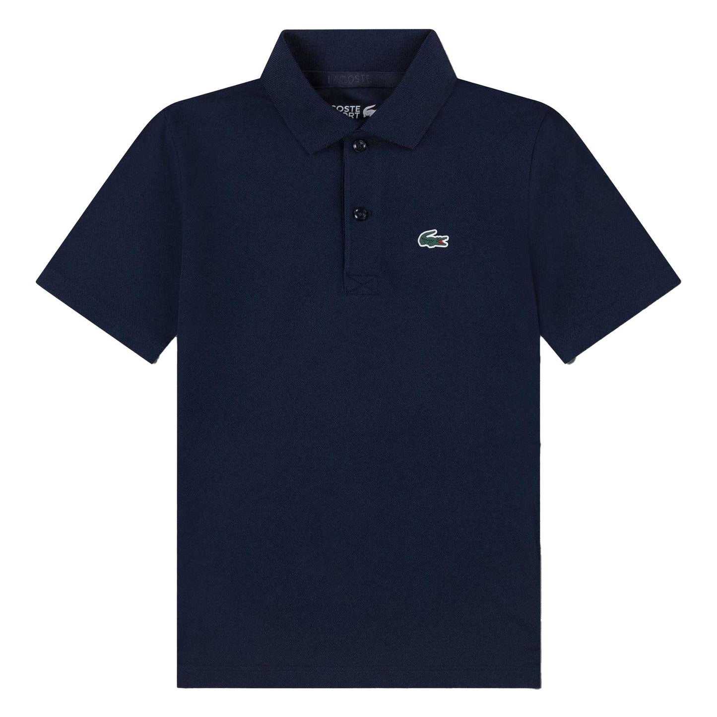 Marine Blue - Front - Lacoste Childrens-Kids Sport Embroidered Logo Polo Shirt