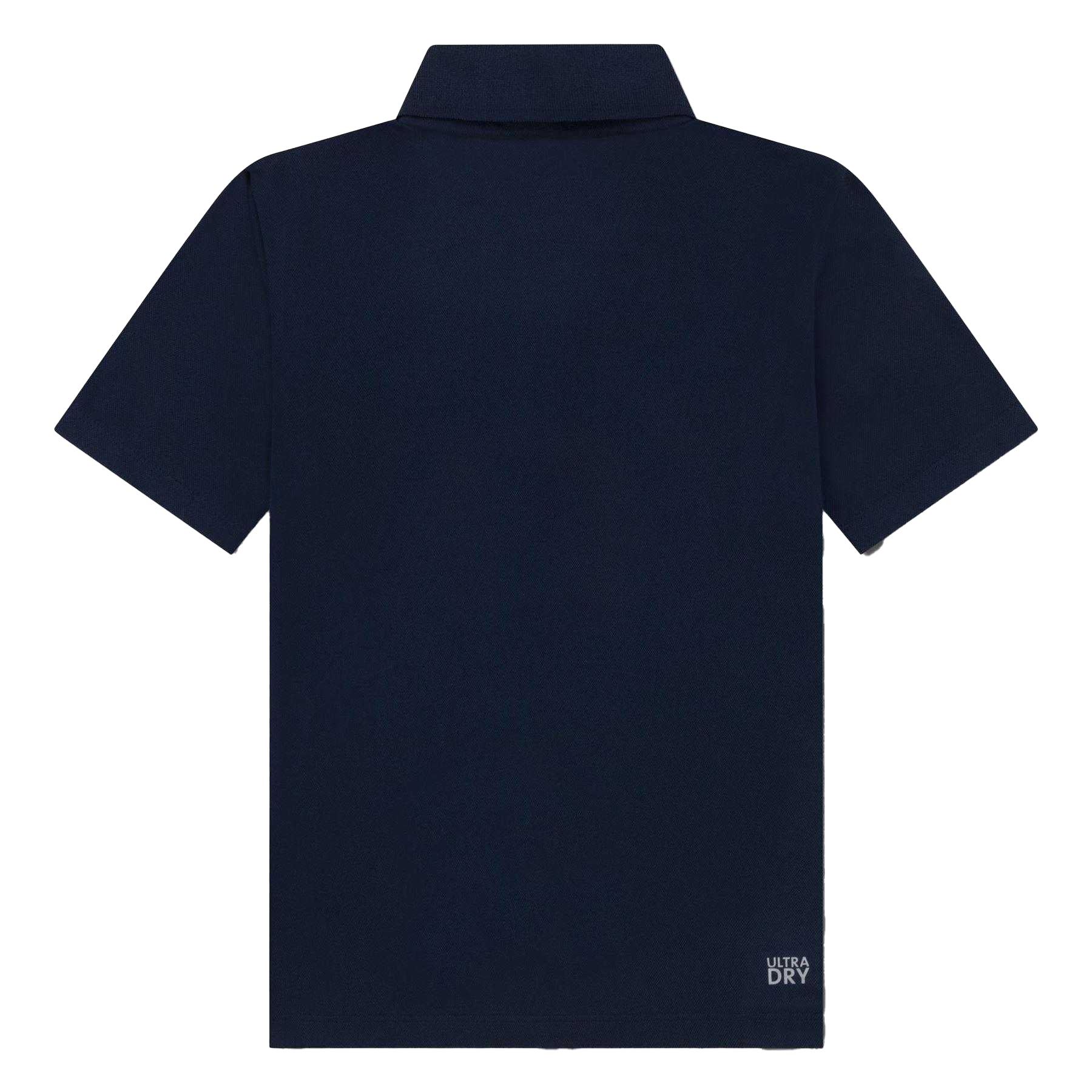 Marine Blue - Back - Lacoste Childrens-Kids Sport Embroidered Logo Polo Shirt