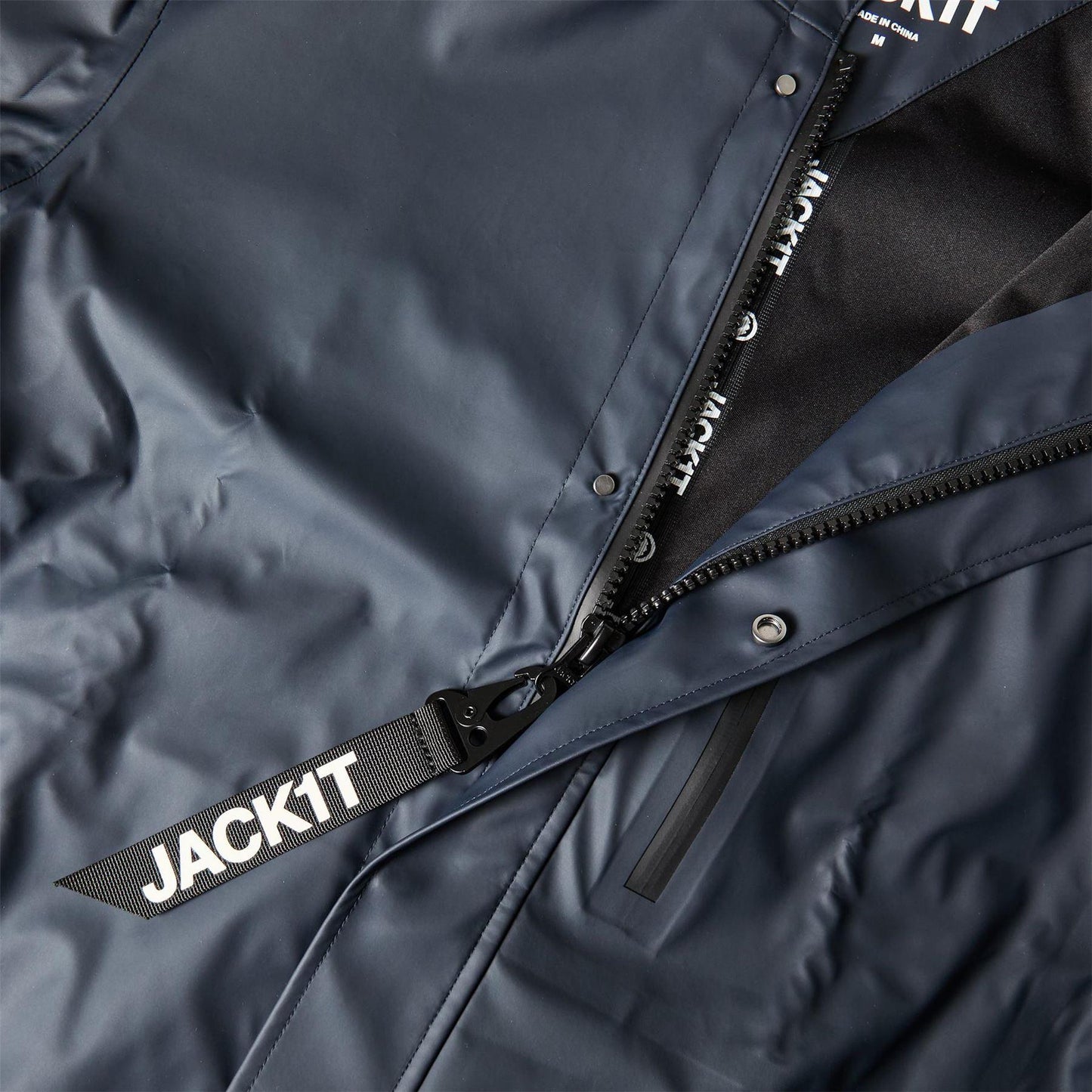 Navy - Side - Jack1t Mens Elements Anorak