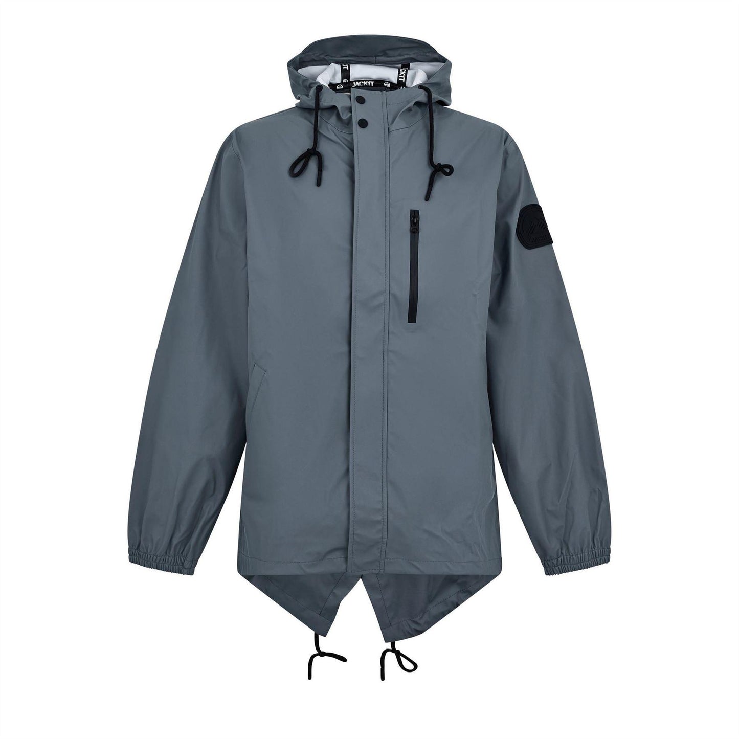 Grey - Front - Jack1t Mens Elements Anorak