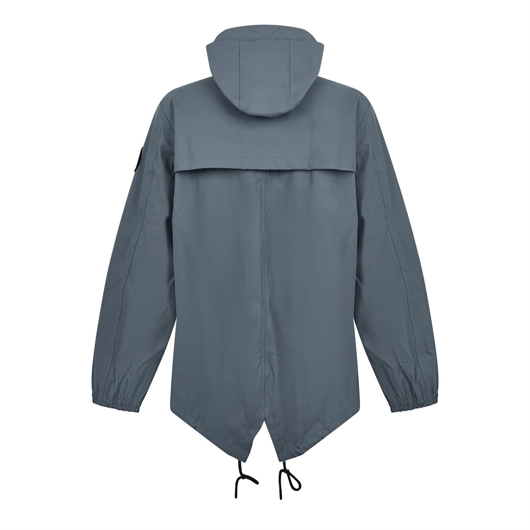 Grey - Back - Jack1t Mens Elements Anorak