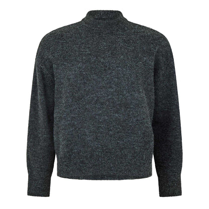 Charcoal - Front - MKI MIYUKI ZOKU Mens Mohair Jumper