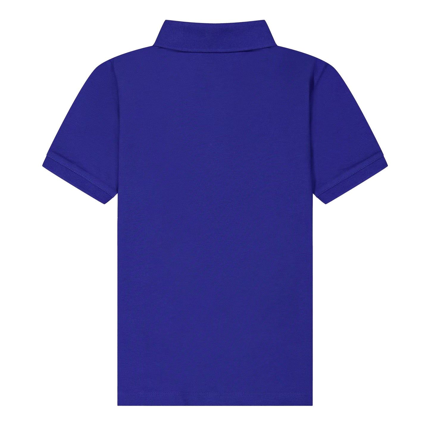 Blue - Back - Lyle & Scott Childrens-Kids Plain Polo Shirt
