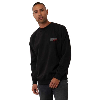 Black - Front - Threadbare Mens Detroit Jumper