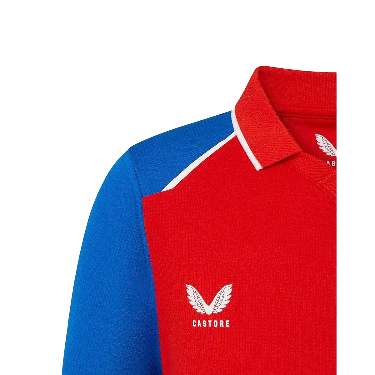 Red-Blue - Side - Castore Childrens-Kids 2026-2027 England Cricket IT20 Shirt