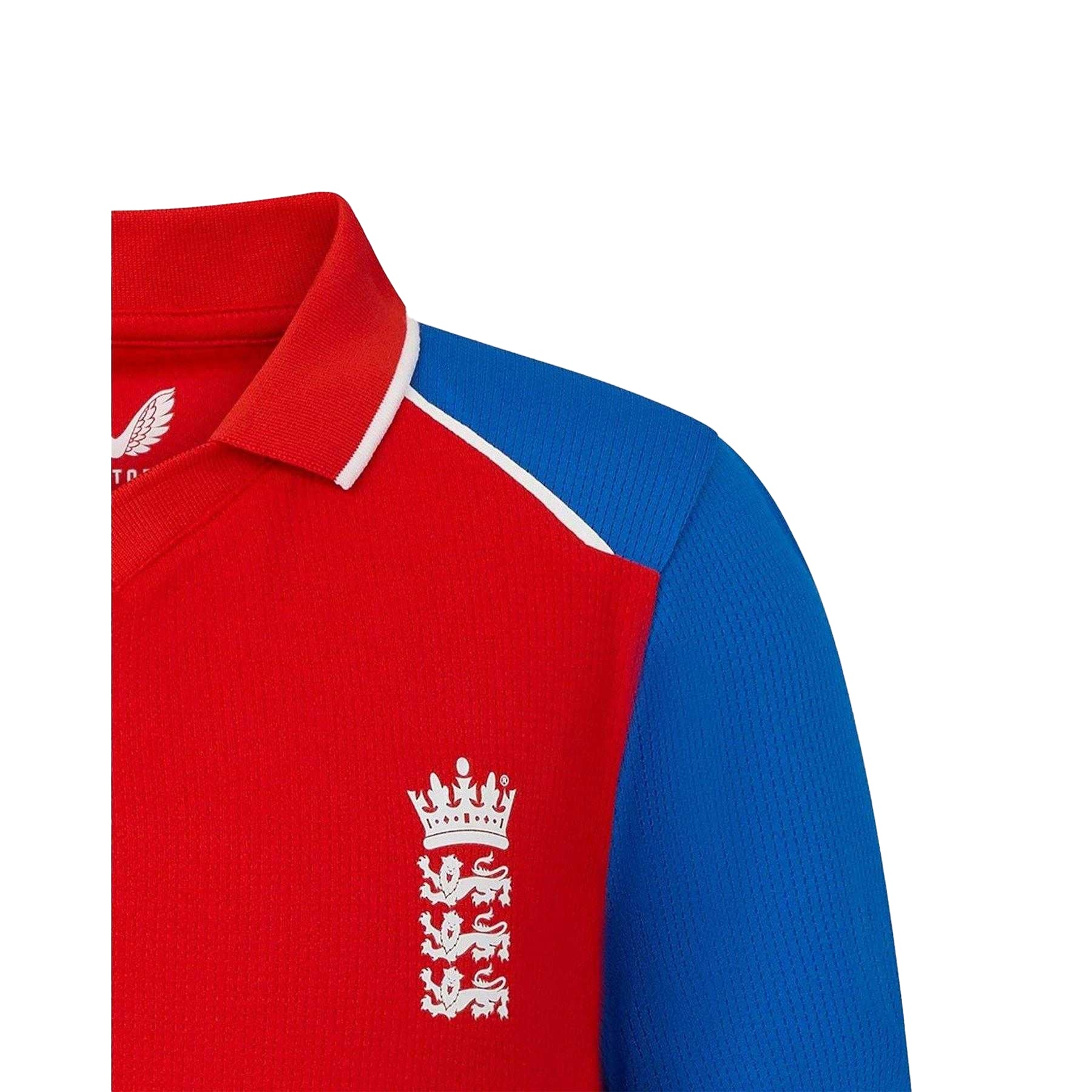 Red-Blue - Lifestyle - Castore Childrens-Kids 2026-2027 England Cricket IT20 Shirt