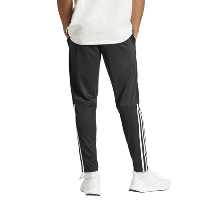 Black-White - Back - Adidas Mens Sereno Slim Tracksuit Bottoms