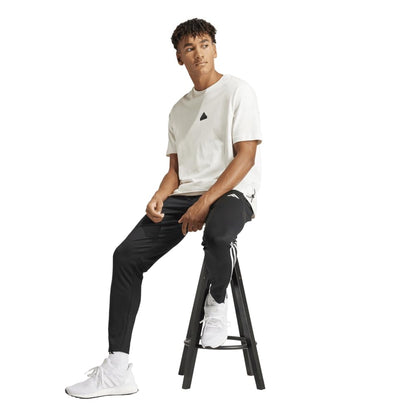 Black-White - Lifestyle - Adidas Mens Sereno Slim Tracksuit Bottoms