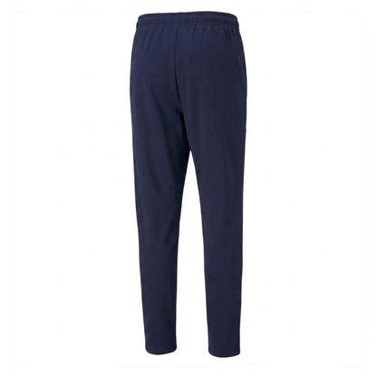Peacoat-White - Back - Puma Childrens-Kids TeamLIGA Pro Tapered Tracksuit Bottoms
