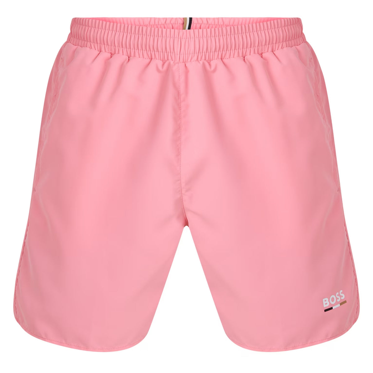 Light Pink - Front - Boss Mens Swordfish Regular Swimming Trunks