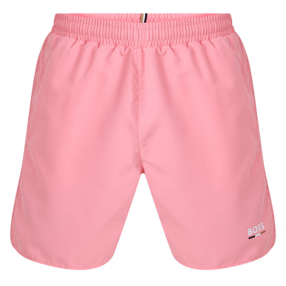 Light Pink - Front - Boss Mens Swordfish Regular Swimming Trunks