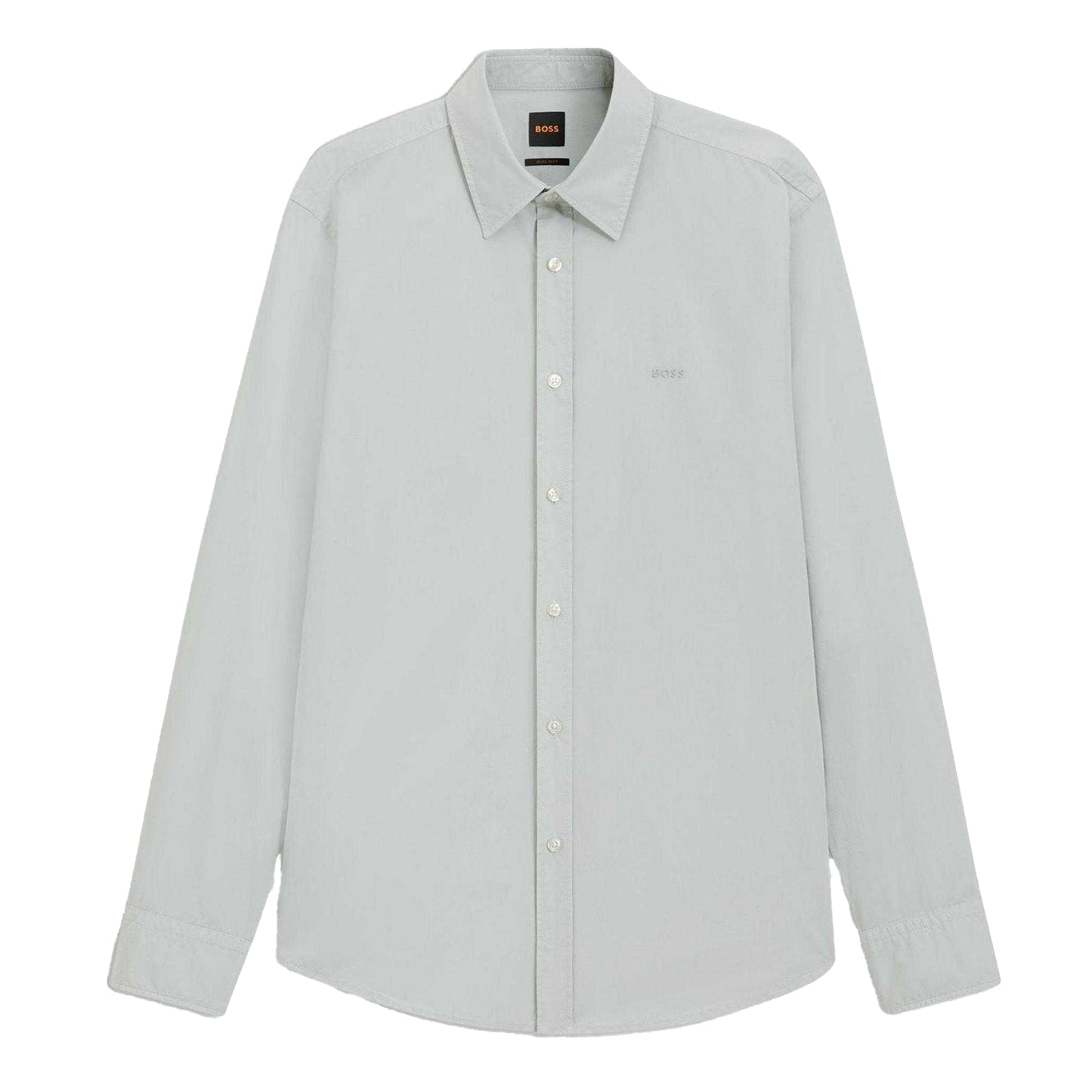 Silver - Front - Hugo Mens Relegant Shirt