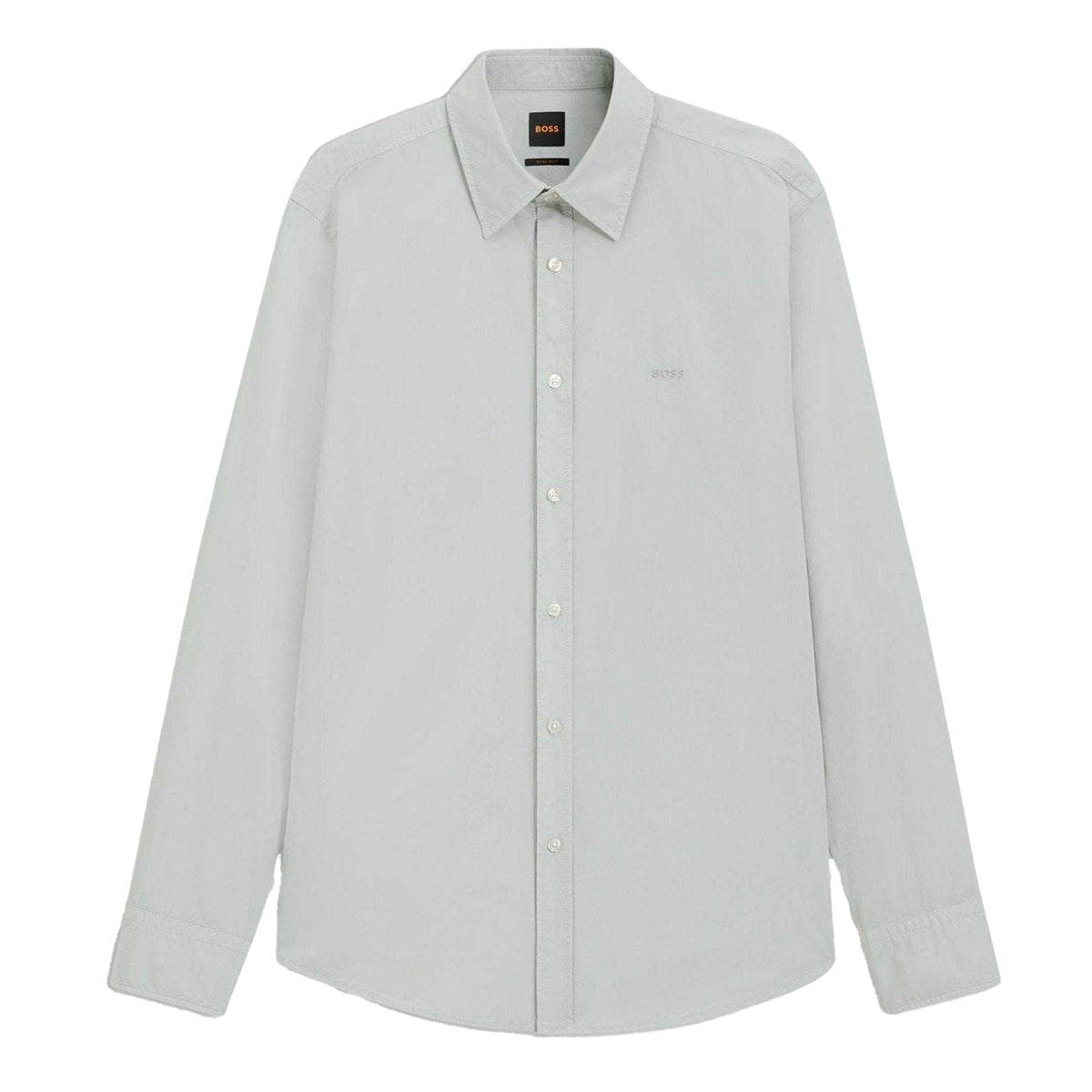 Silver - Front - Hugo Mens Relegant Shirt
