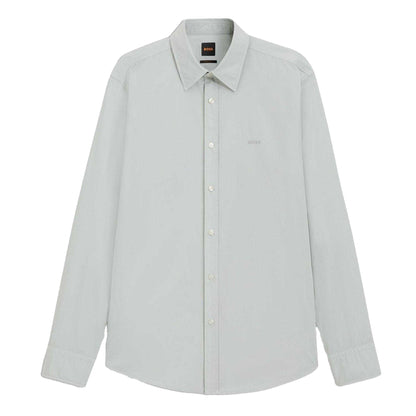 Silver - Front - Hugo Mens Relegant Shirt