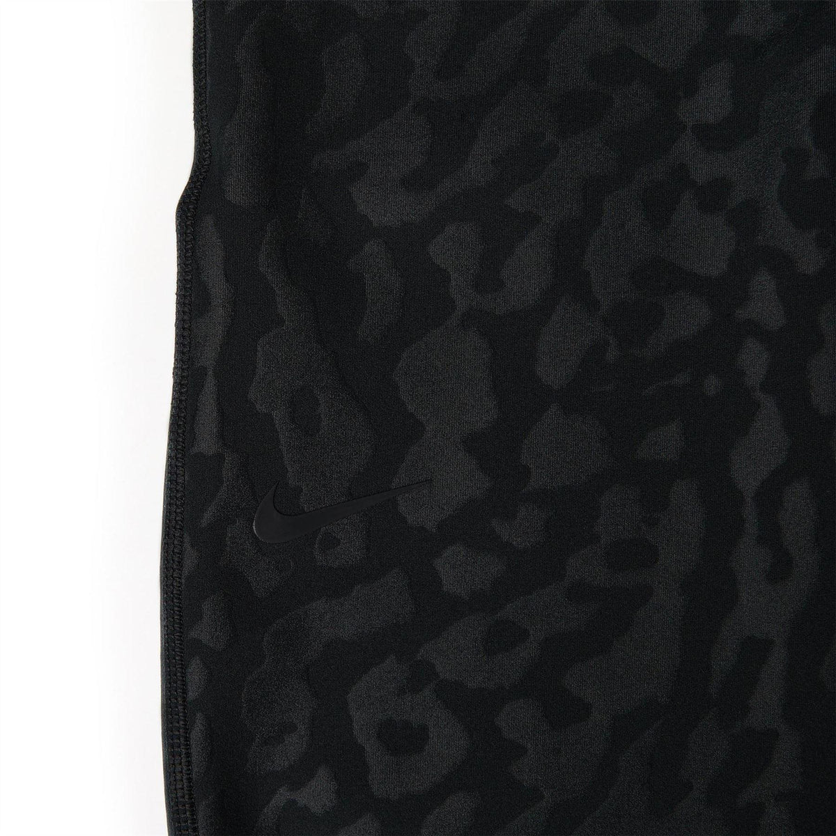 Black-Anthracite-Smoke Grey - Side - Nike Womens-Ladies Unvrsa Animal Print High Rise 7-8 Leggings