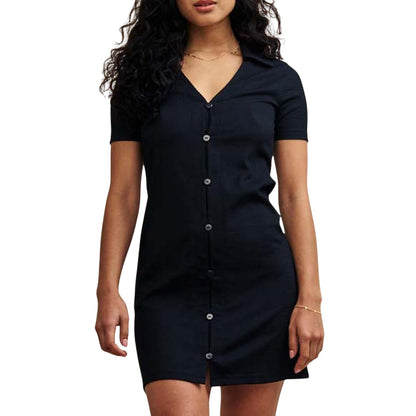 Black - Front - Nobody´s Child Womens-Ladies Reed Jersey Mini Dress