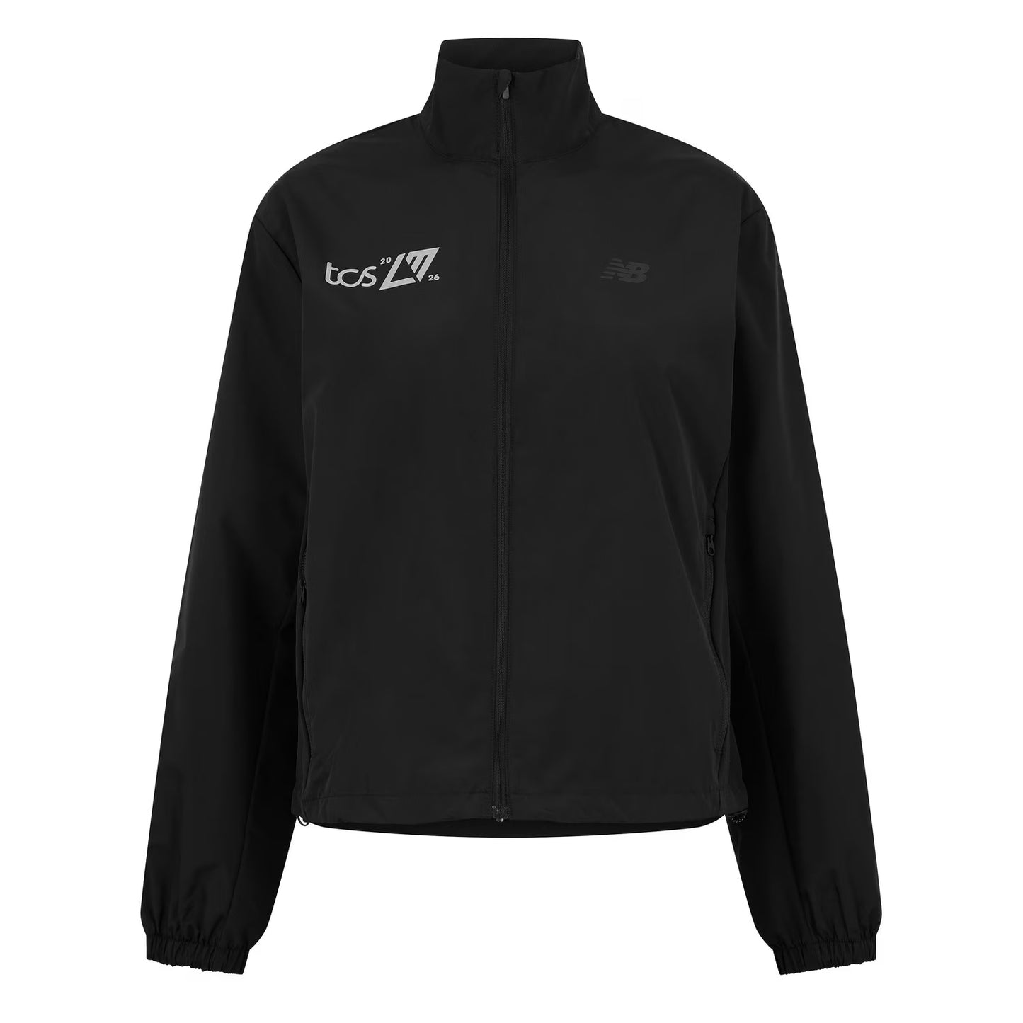 Black - Front - New Balance Womens-Ladies London Track Jacket