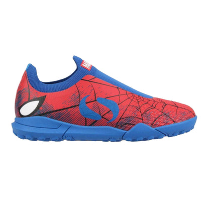 Red-Blue - Front - Sondico Childrens-Kids Blaze Spider-Man Astro Turf Trainers