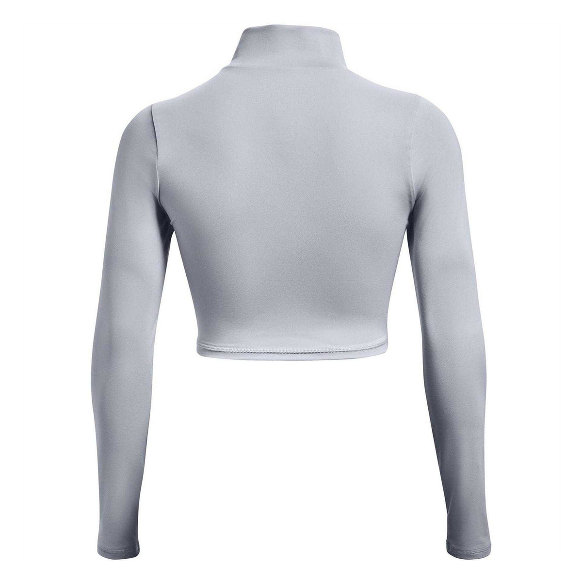 Gray Dawn - Back - Under Armour Womens-Ladies Shine Cropped Fleece Top