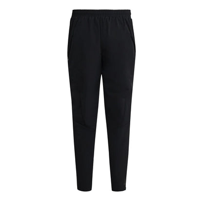 Black - Back - OEX Mens Bachar Polyester Relaxed Fit Tracksuit Bottoms