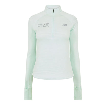 Cosmic Blue - Front - New Balance Womens-Ladies London Edition Half Zip Jacket