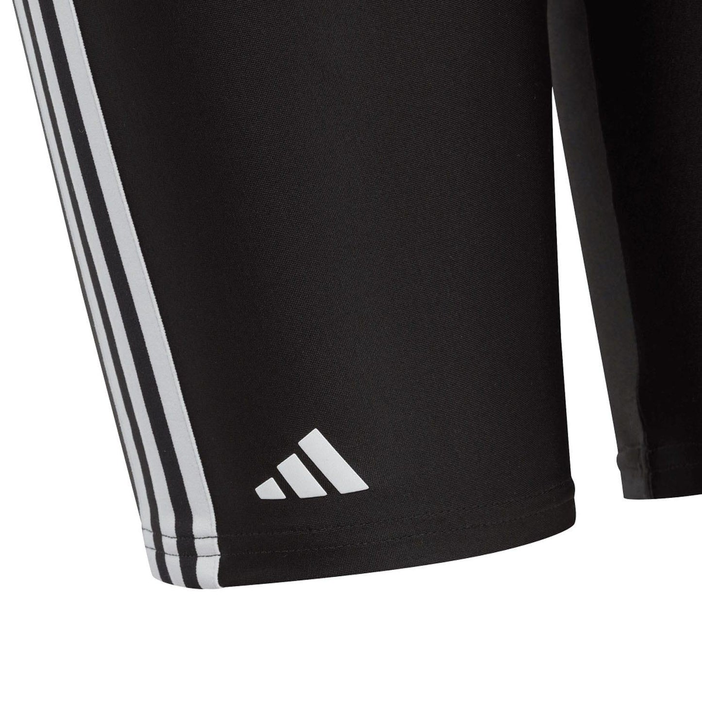 Black - Side - Adidas Boys Classic 3 Stripes Swim Shorts