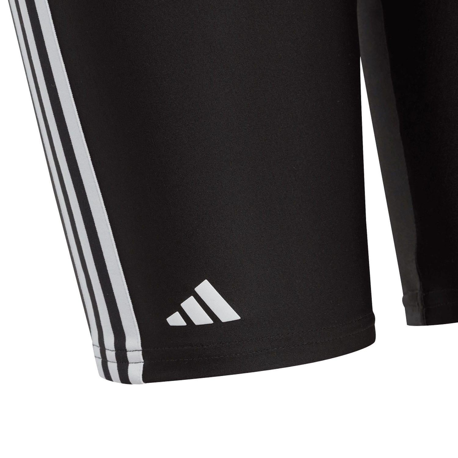 Black - Side - Adidas Boys Classic 3 Stripes Swim Shorts