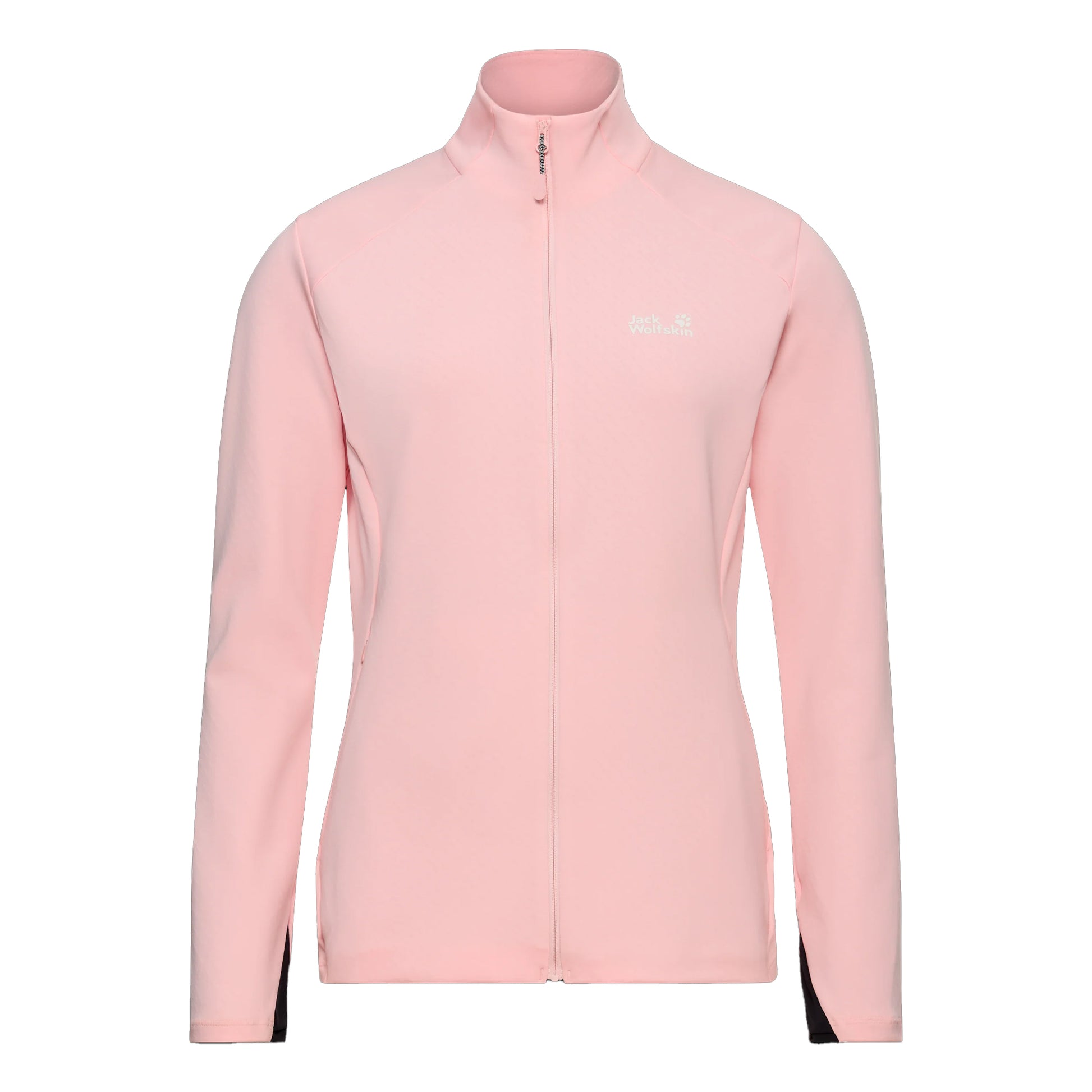Pink - Front - Jack Wolfskin Womens-Ladies Astrotrail Full Zip Fleece