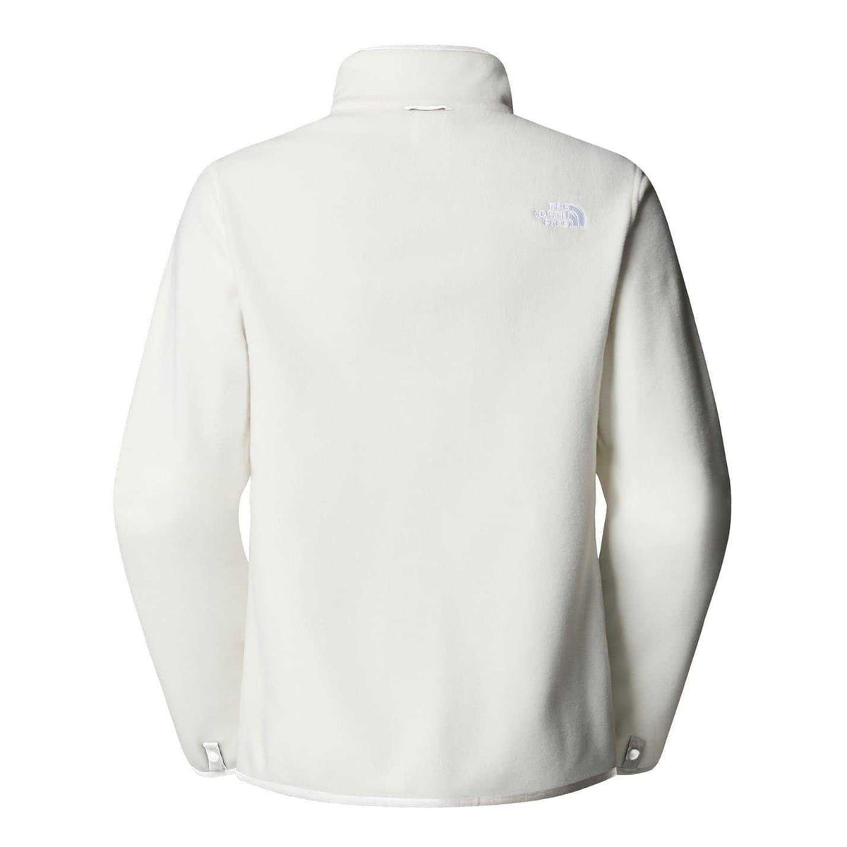 White - Back - The North Face Womens-Ladies 100 Glacier Fleece Jacket