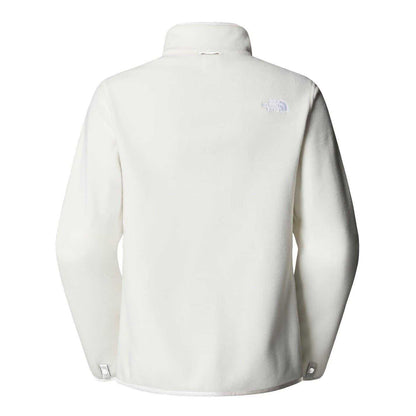 White - Back - The North Face Womens-Ladies 100 Glacier Fleece Jacket