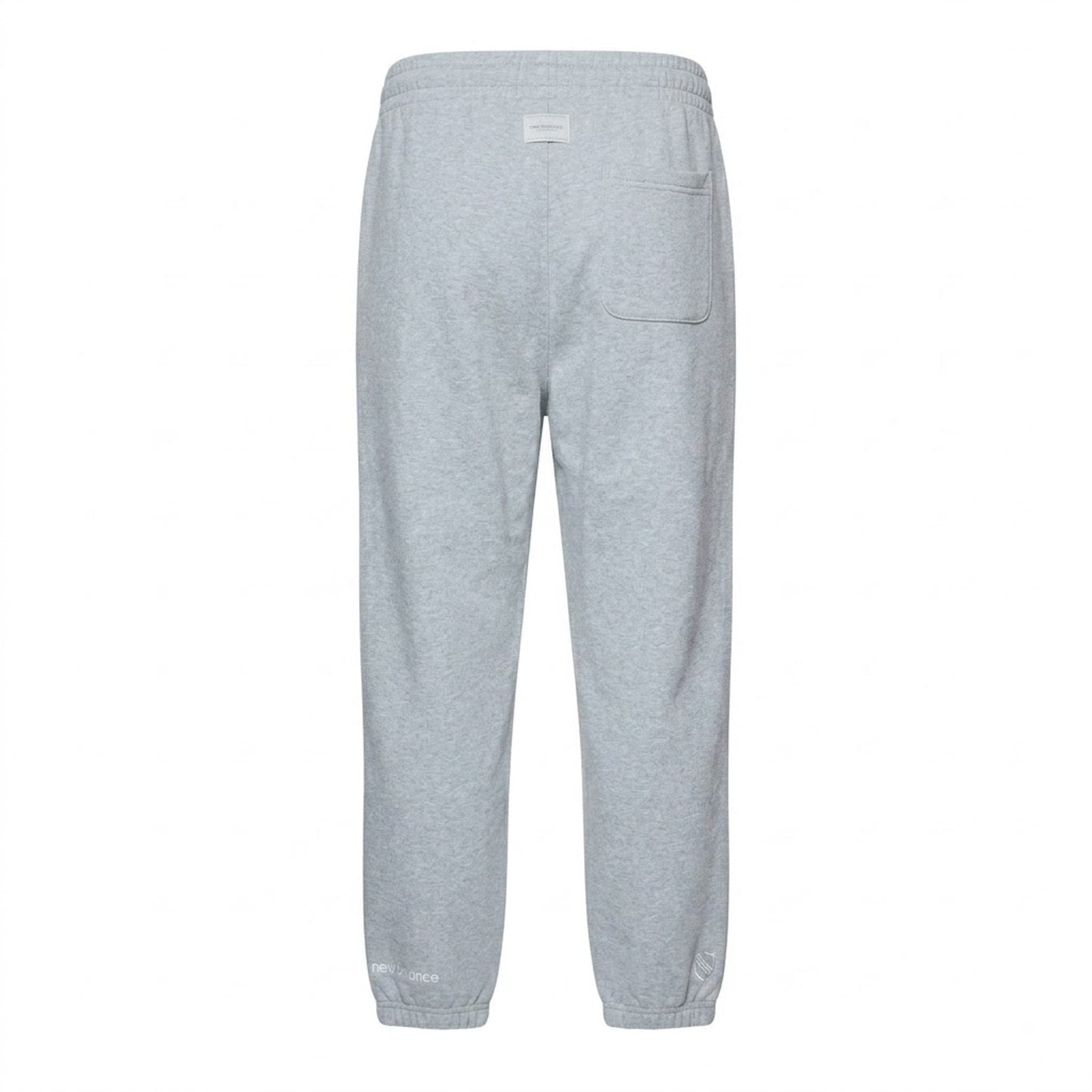Agate Grey - Back - New Balance Womens-Ladies Essentials Stacked Logo Jogging Bottoms