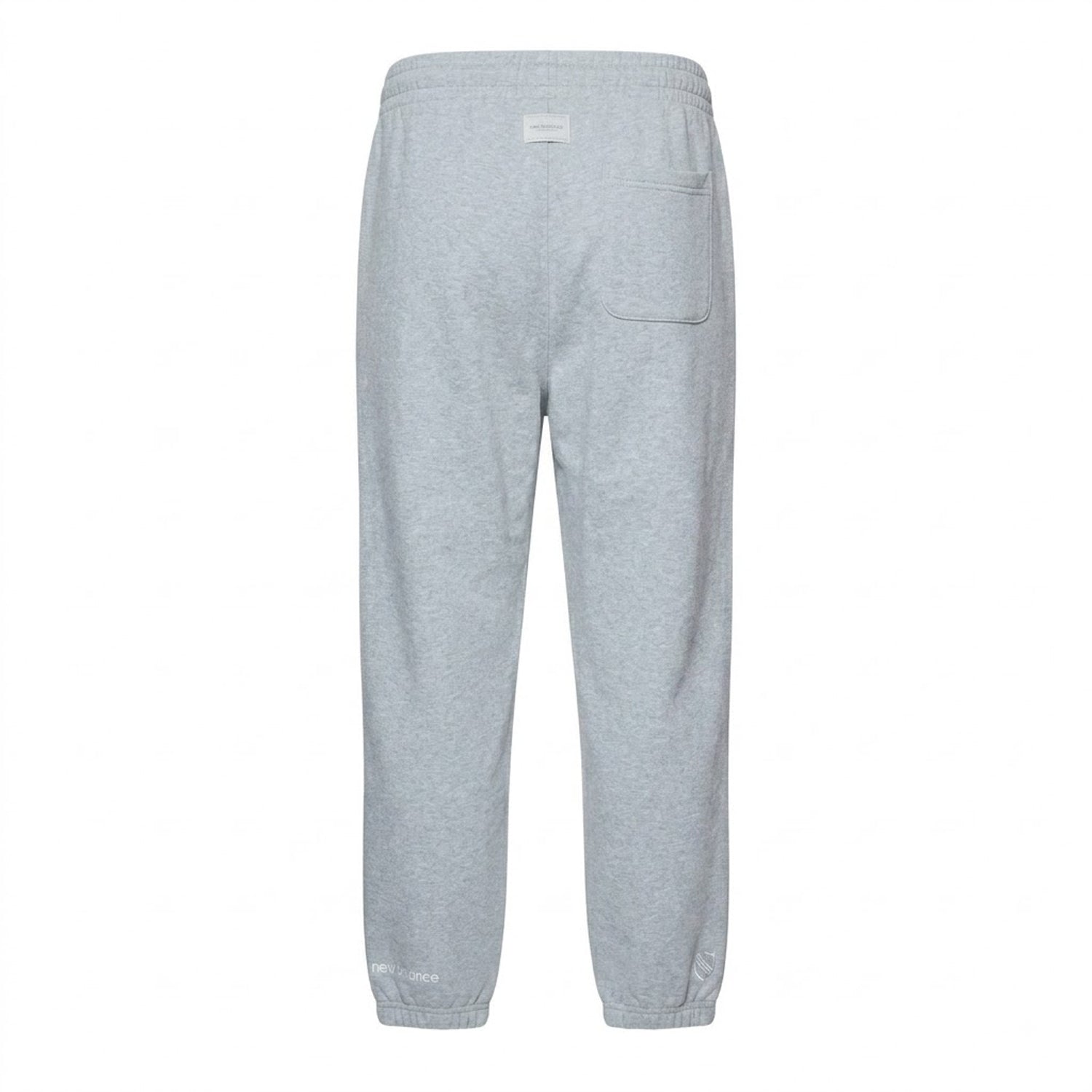 Agate Grey - Back - New Balance Womens-Ladies Essentials Stacked Logo Jogging Bottoms