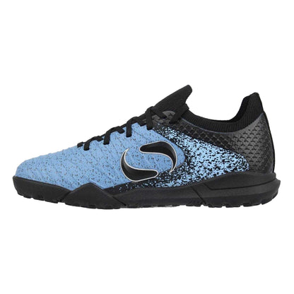 Black-Blue - Back - Sondico Childrens-Kids Blaze Astro Turf Trainers