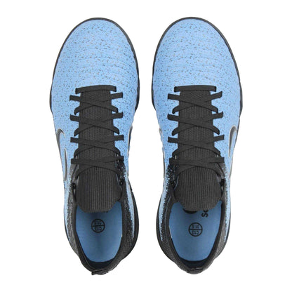 Black-Blue - Side - Sondico Childrens-Kids Blaze Astro Turf Trainers