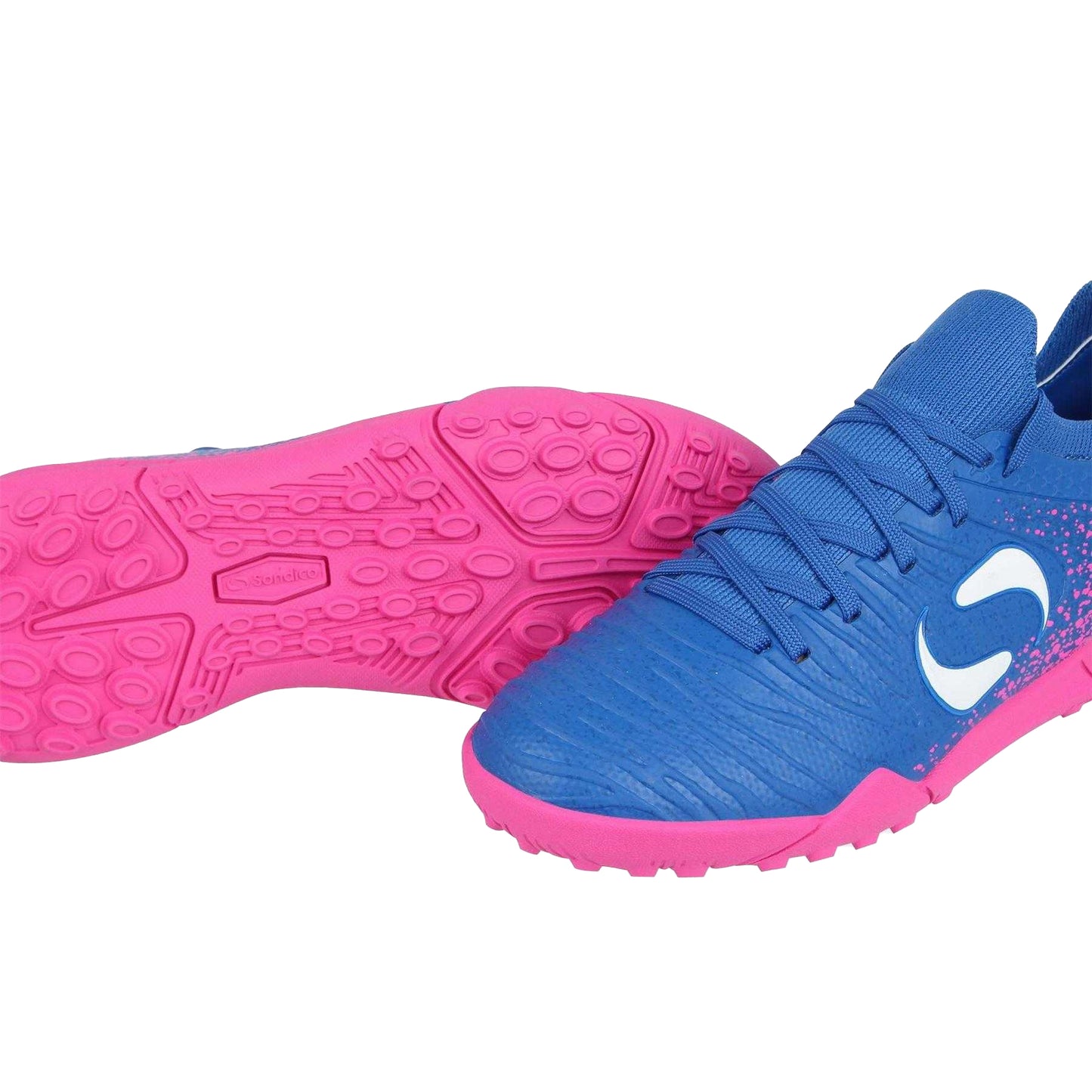 Blue-Pink - Lifestyle - Sondico Childrens-Kids Blaze Astro Turf Trainers