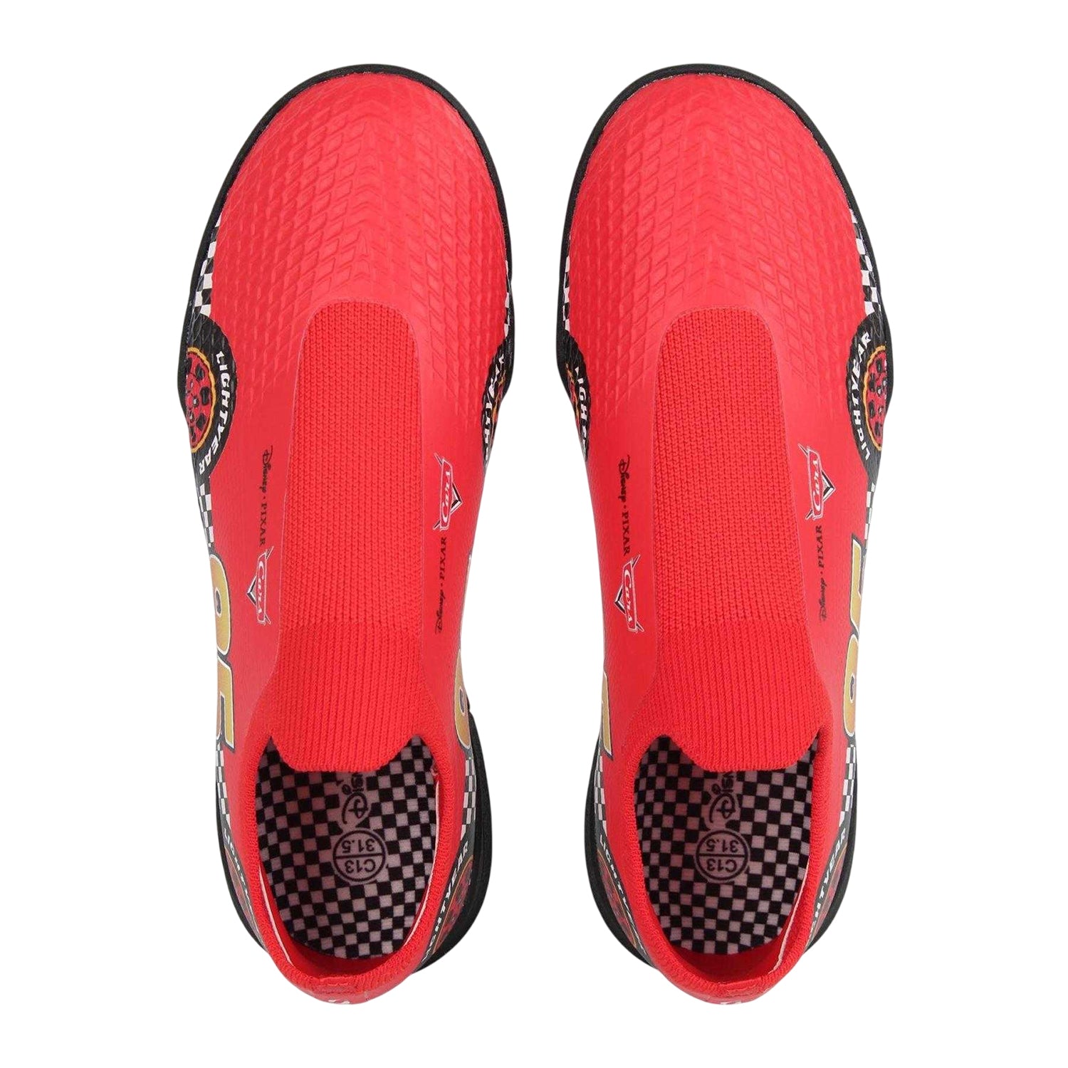 Multicoloured - Side - Sondico Childrens-Kids Blaze Lightning McQueen Disney Pixar Cars Football Astro Turf Trainers